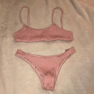 Zaful ribbed bikini set